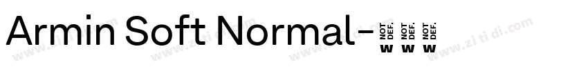 Armin Soft Normal字体转换